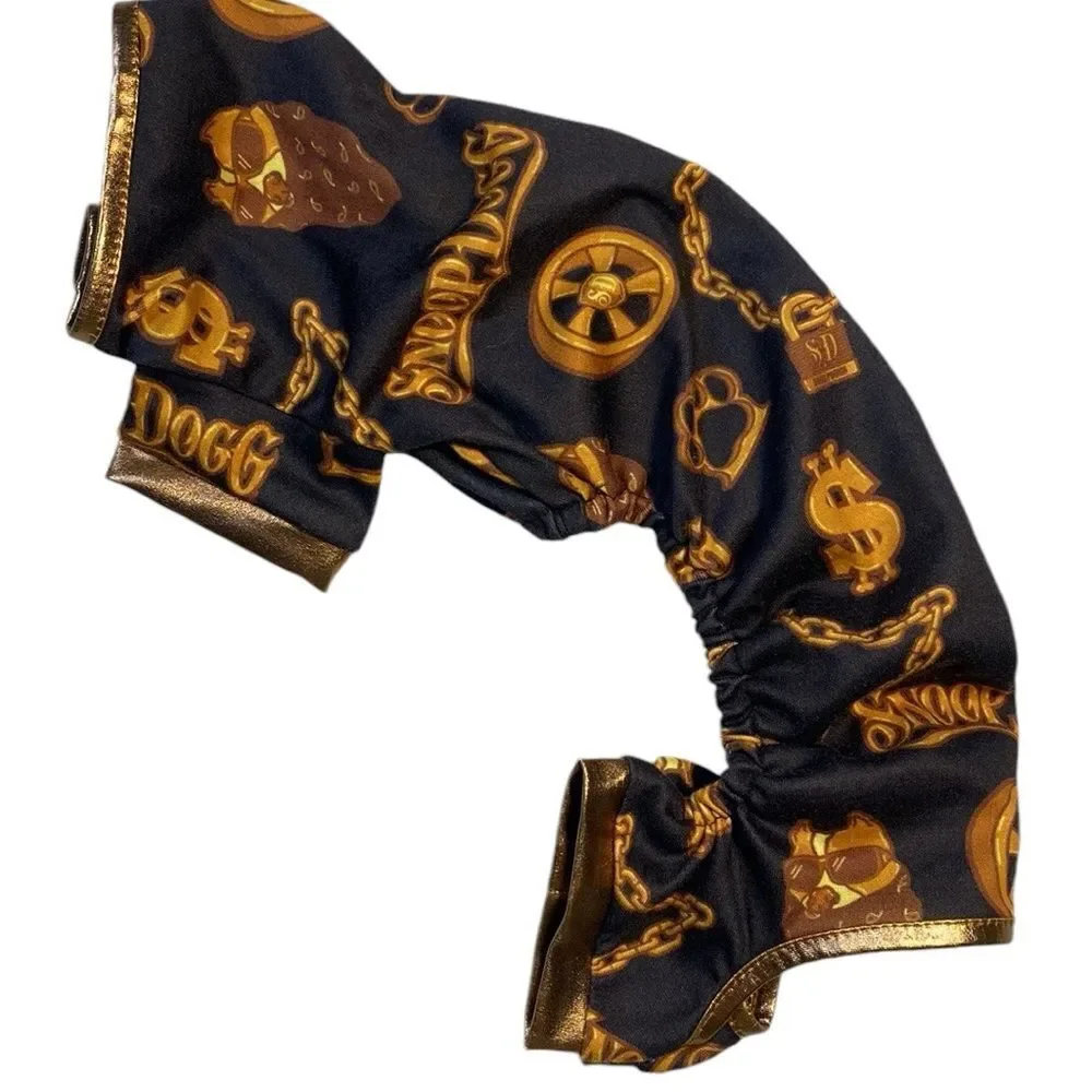 SNOOP DOGG Doggs Black Off the Chain Deluxe Pet Pajamas